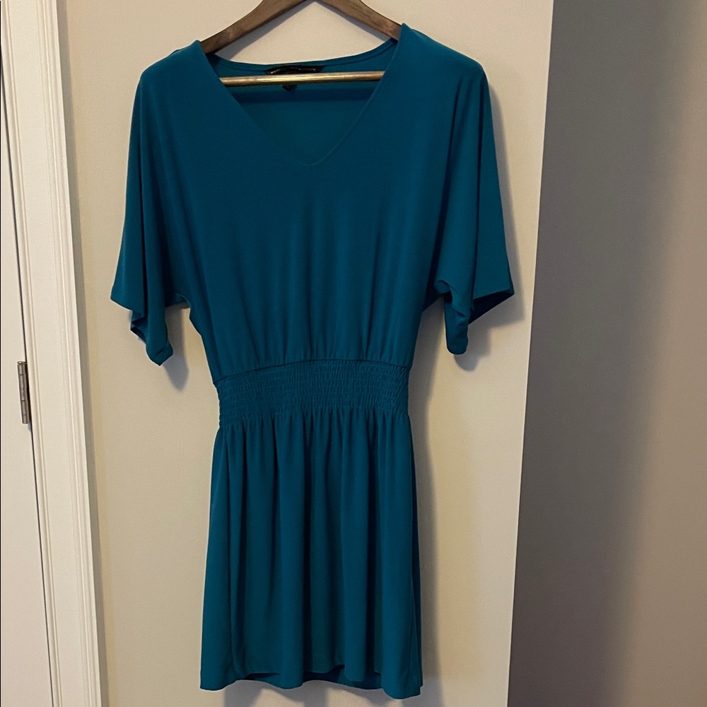 White House Black Market Teal Mini Dress